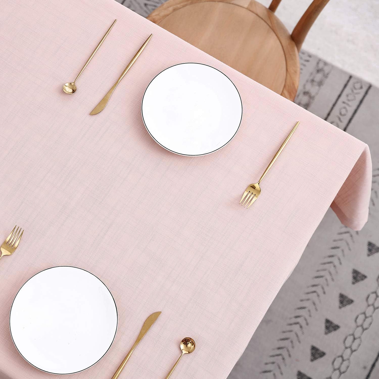 lux-faux-linen-table-cloth-with-slubby-texture-wrinkle-resistant-anti-shrink-soft-tablecloth-for-kitchen-dining-tabletop-for-buffet-banquet-parties-event-dinner-rectangle-52-x-70-inch-blush