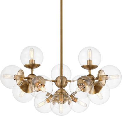 Cosas 27 1/2" Wide Warm Brass 13-Light Modern Pendant Light Fixture2