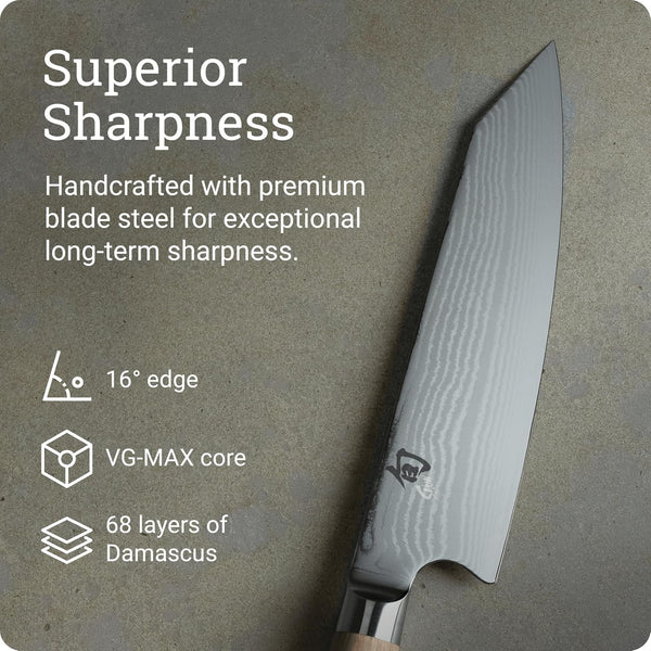 Shun Classic Blonde 8" Kiritsuke Knife3