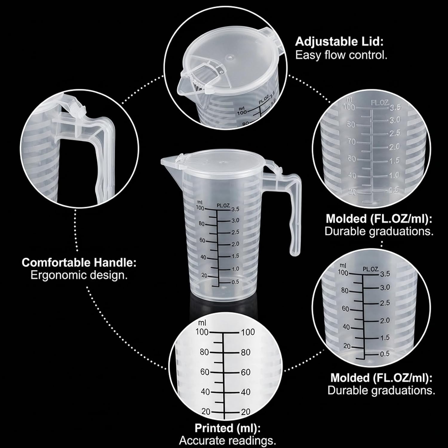 100ml-plastic-graduated-beaker-2-pack-liquid-measuring-cup-with-handle-with-lid-measuring-pitcher-measure-containers-for-liquid-mixing-pet-food-motor-oil-laboratory-kitchen