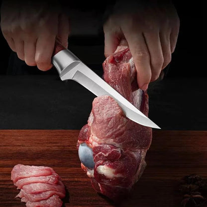 Meat Cleaver, Boning Knives Cutting Butcher Knife Stainless Steel Ultra-Sharp Slicing Chef Utility Kitchen Knives(01)5
