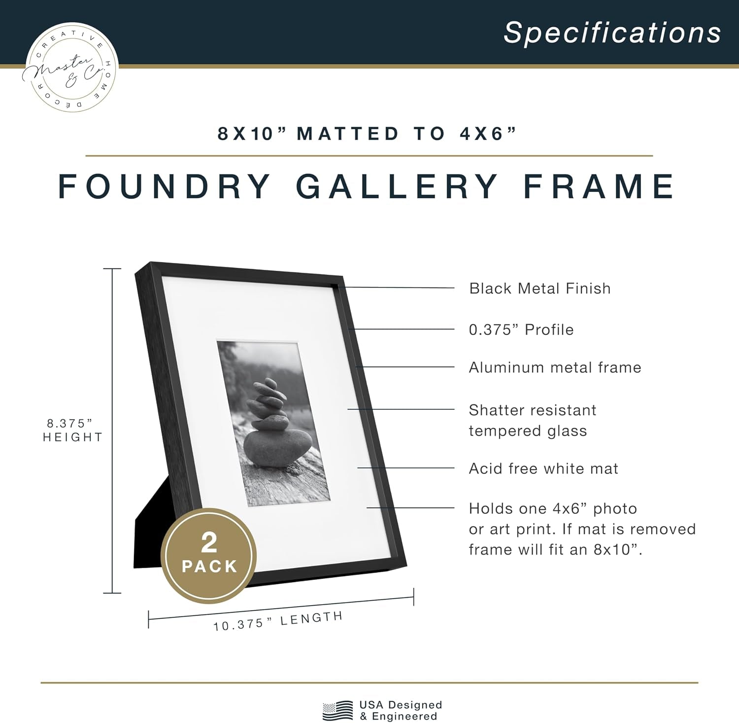 master-co-foundry-metal-picture-frame-8x10-matted-to-4x6
