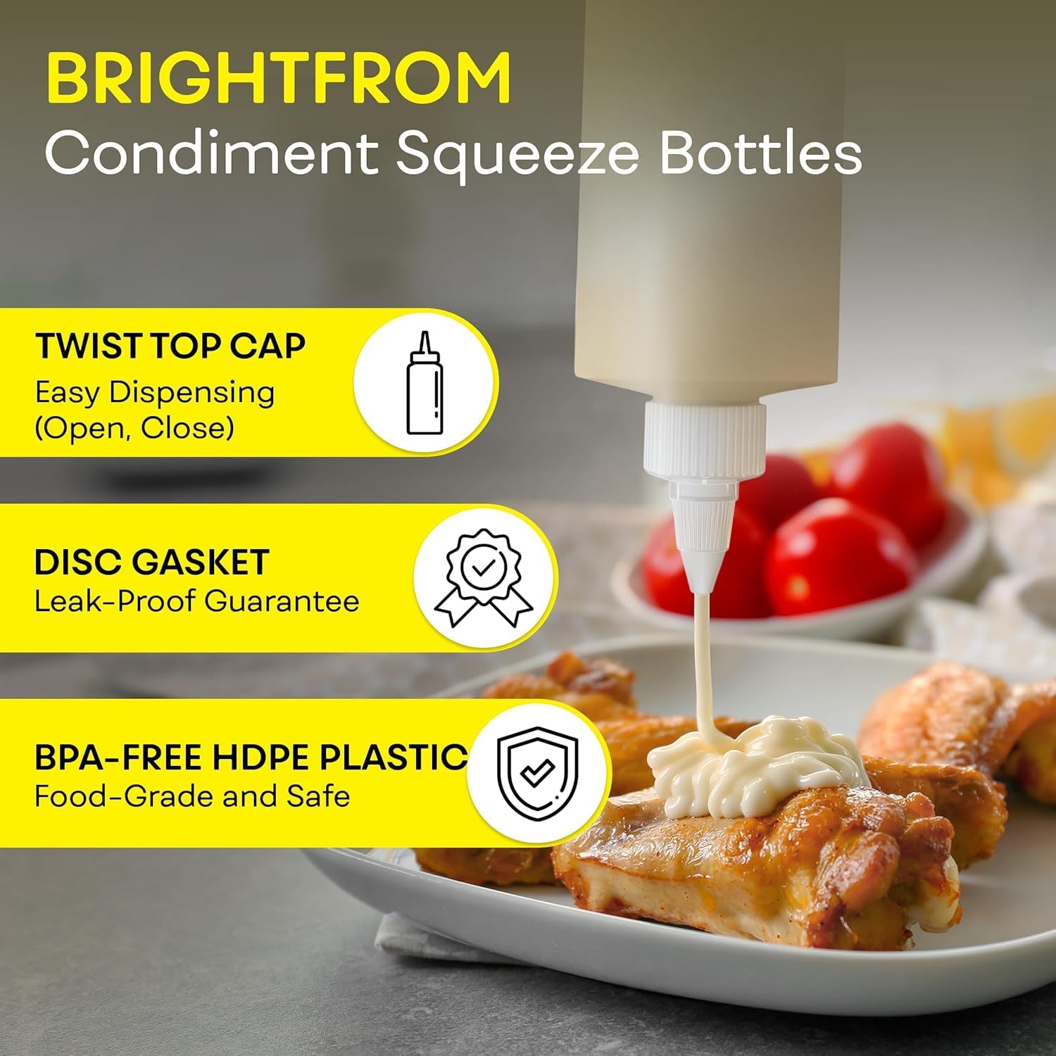 condiment-squeeze-bottles-16-oz-empty-squirt-bottle-with-twist-top-cap-leak-proof-great-for-ketchup-mustard-syrup-sauces-dressing-oil-arts-and-crafts-bpa-free-plastic-4-pack