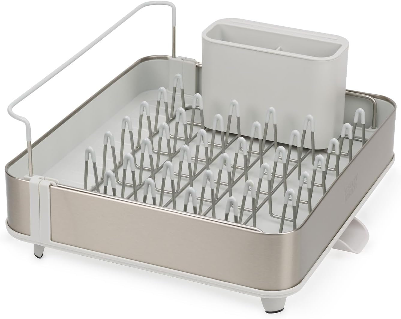 joseph-joseph-extend-steel-expandable-dish-drying-rack-with-removable-cutlery-holder-swivel-draining-spout-stainless-steel