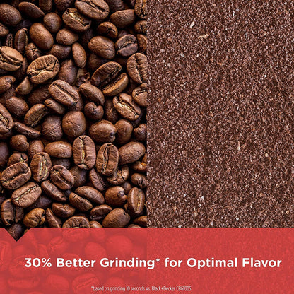 BLACK+DECKER One-Touch Coffee & Spice Grinder with Stainless Steel Blades2