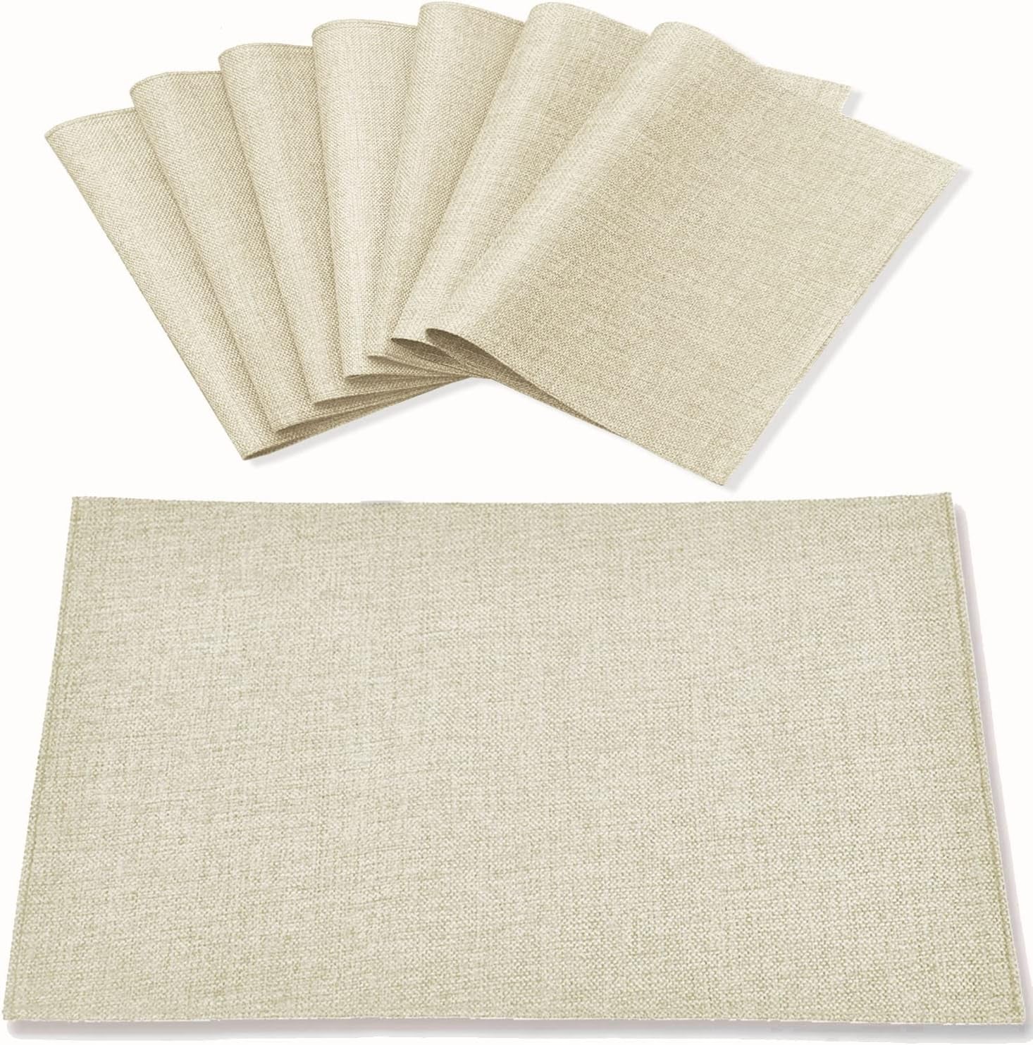 cloth-placemats-set-of-8-linen-type-fabric-placemats-machine-washable-heat-resistant-placemats-wrinkle-free-thick-polyester-kitchen-place-mats-for-dining-table-beige
