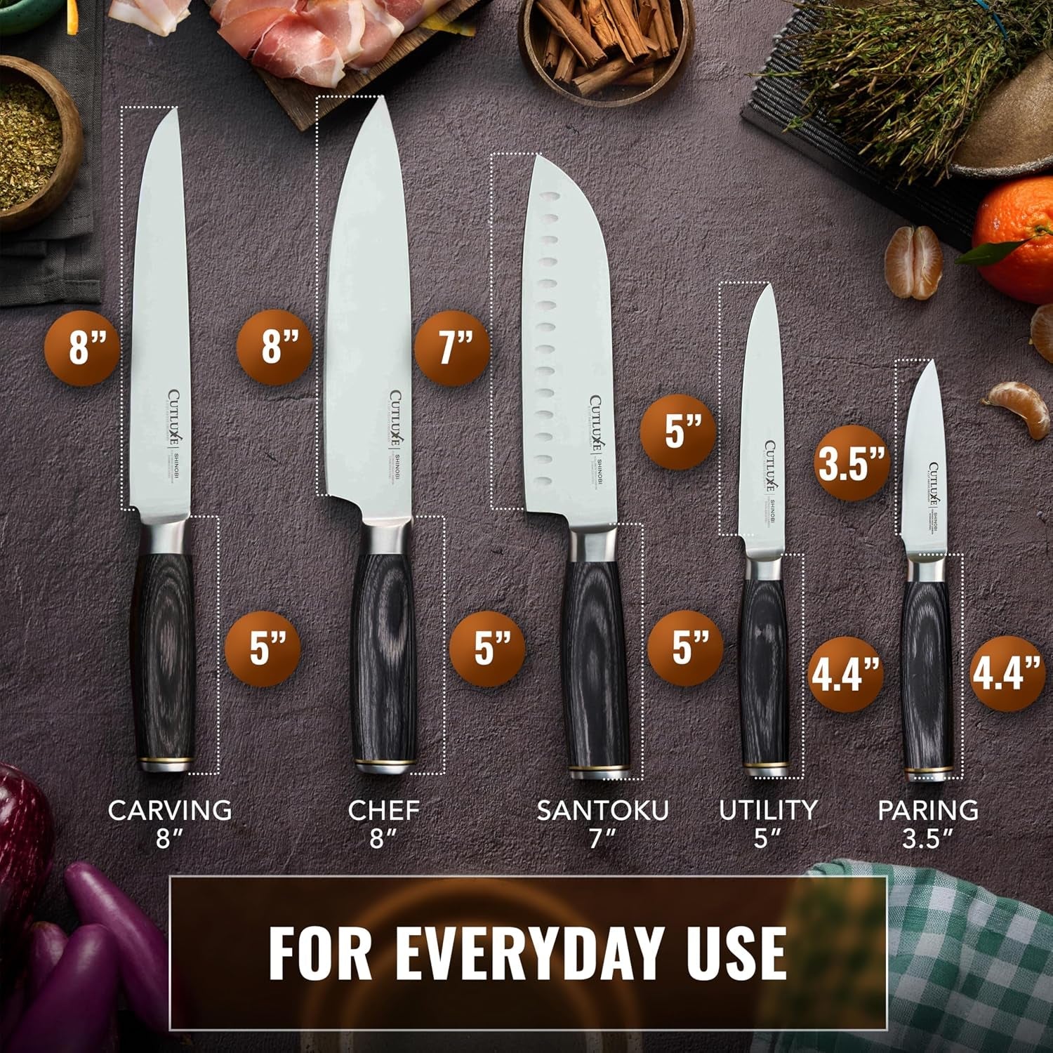 5-piece-chef-knife-set-ultra-sharp-japanese-kitchen-knives-high-carbon-stainless-steel-blades-full-tang-pakkawood-handles-shinobi-series