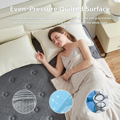 Full Size Mattress, 12 Inch Hybrid Full Mattress in a Box6