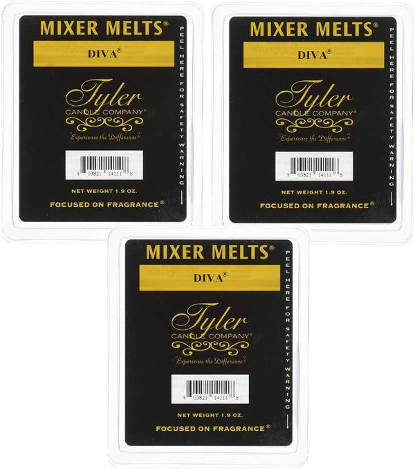 Diva Mixer Melts by Tyler Candle SET of 31