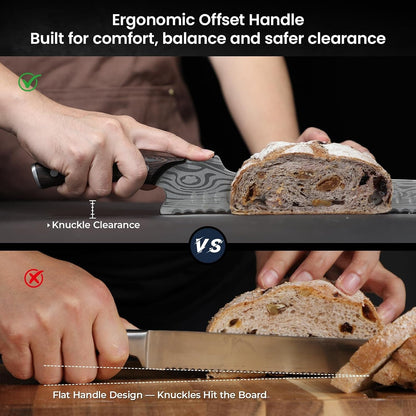 2026 New Upgraded Offset Bread Knife for Homemade Bread, 10.5 Inch2