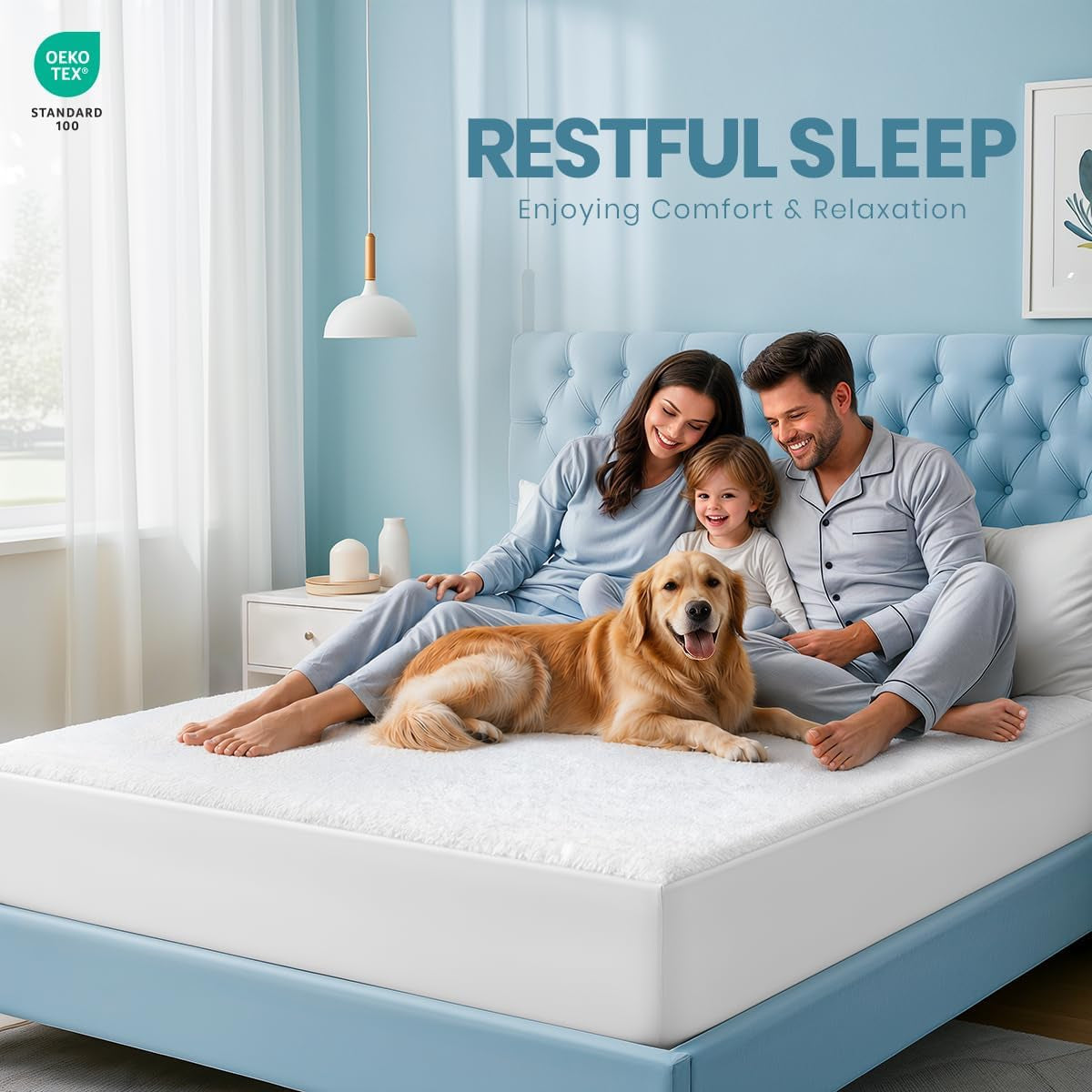 waterproof-full-size-mattress-protector-fits-upto-15-deep-mattresses-200-gsm-soft-breathable-mattress-cover-dirt-proof-noiseless-machine-washable-fitted-sheet-style-gray