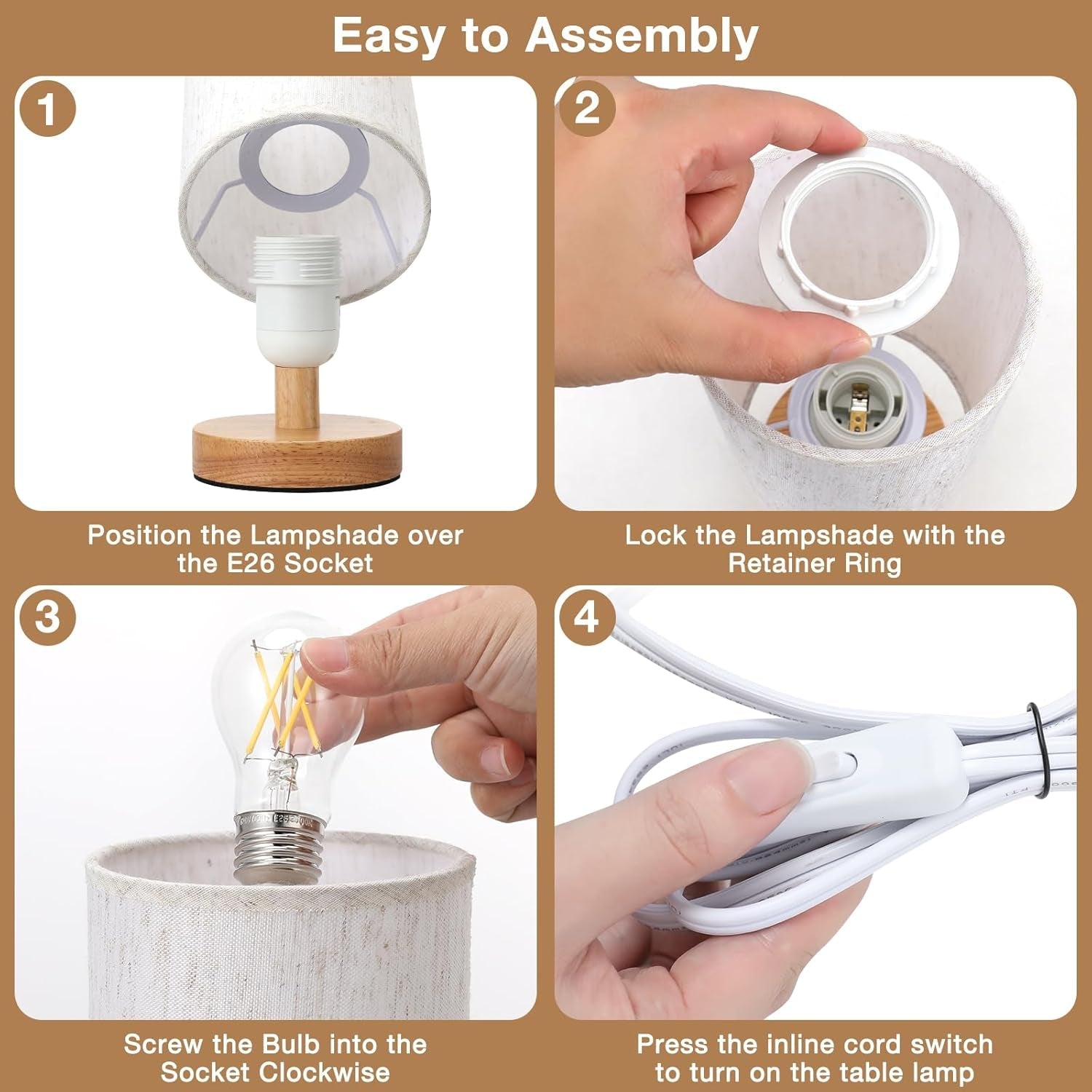 9-small-table-lamp-for-bedroom-inline-control-with-3000k-blub-cream-shade-and-wood-base-680-lumens-easy-assembly-minimalist-design-e26-for-kitchen-for-kids-room