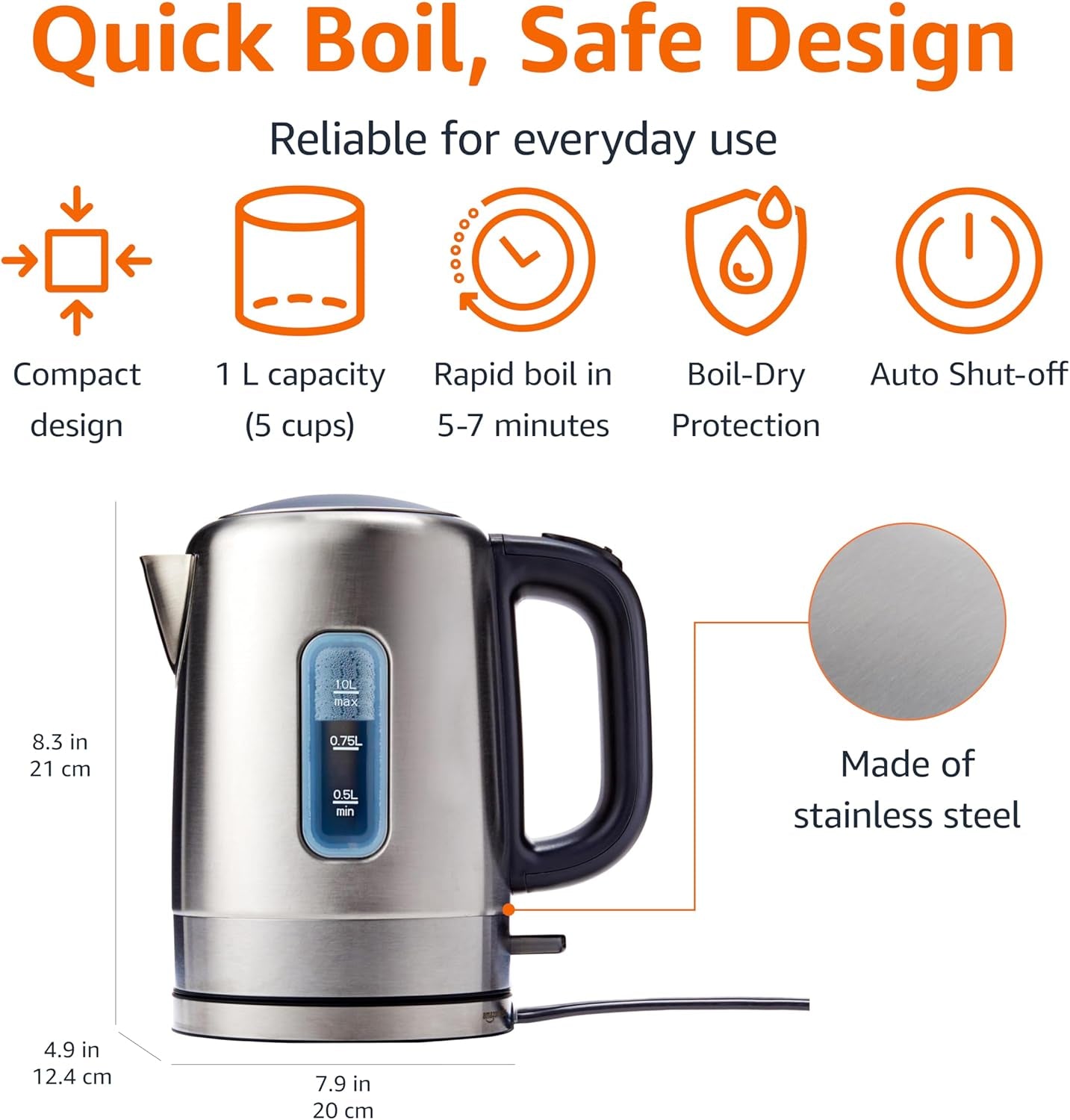 electric-stainless-steel-kettle-for-tea-and-coffee-bpa-free-fast-boiling-auto-shut-off-1-liter-1500w-black-and-silver