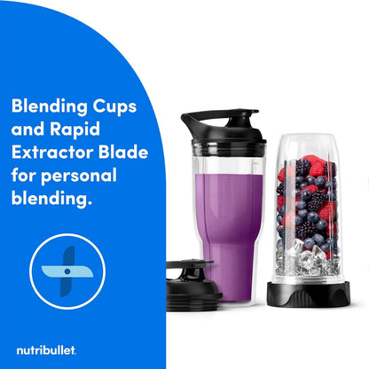 Nutribullet Ultra Plus+ 3-1 Compact Kitchen System, 1200W Kitchen System with Blender, Food Processor, and Coffee and Spice Grinder, 32Oz and 24Oz Blending Cups, 2-Cup Food Processor, Satin Black6