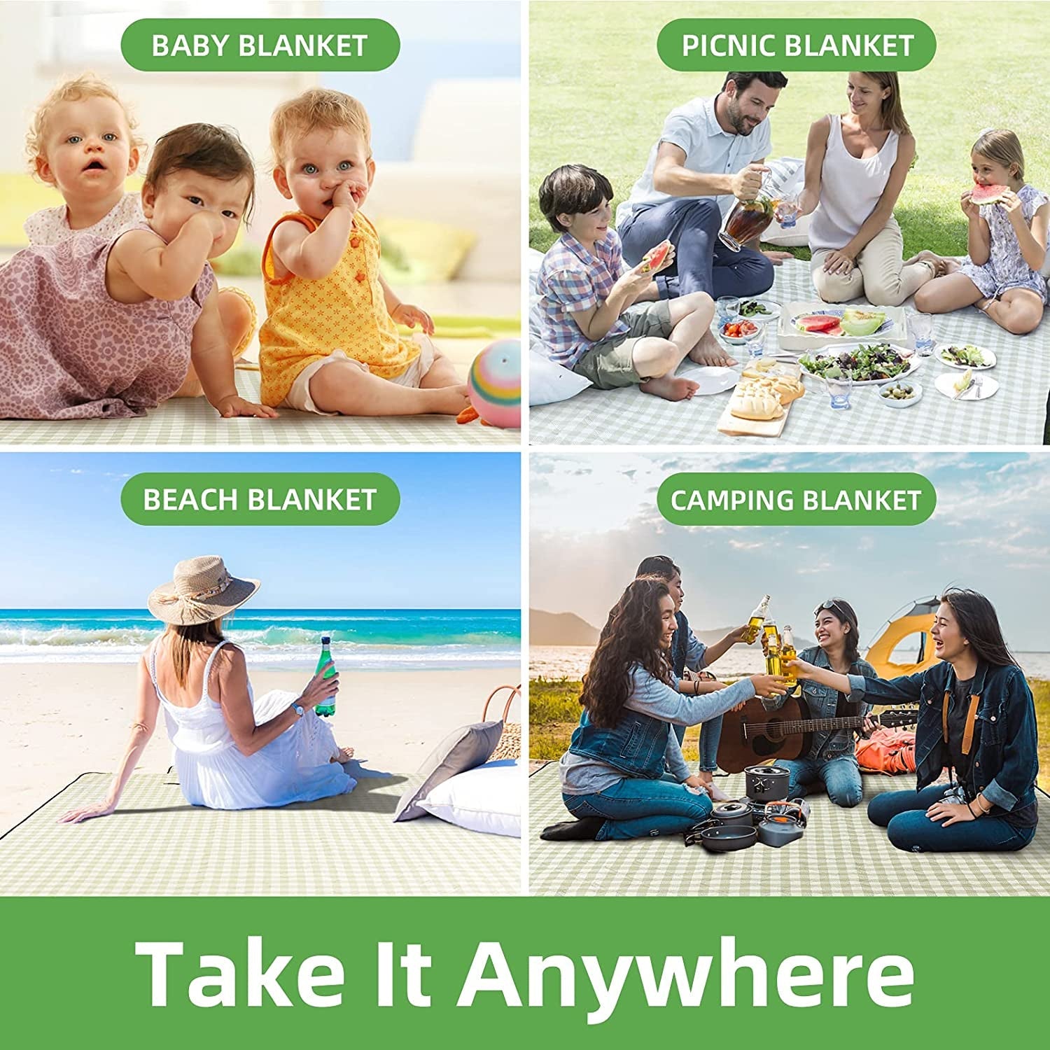 extra-large-picnic-outdoor-blanket-80x80-waterproof-foldable-blankets-gingham-picnic-mat-for-beach-camping-grass-lawn-park-accessories-cute-couple-gifts-ideas-wedding-registrygreen-white