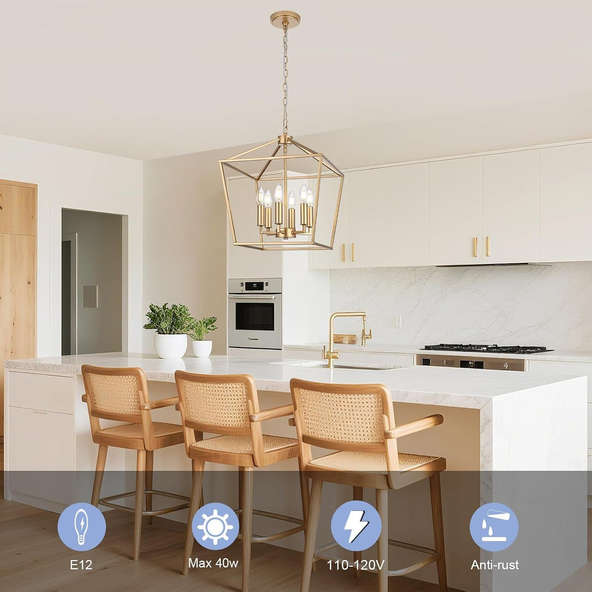 6-light-gold-chandelier-modern-ceiling-light-farmhouse-lantern-light-fixtures-with-industrial-metal-cage-adjustable-height-kitchen-chandelier-for-entryway-hallway-foyer-bedroom