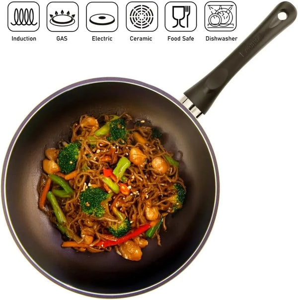 '- Art Pan 12" Wok/Stir-Fry Pan, Coated 5 Times with Teflon Select Non-Stick Coating (PFOA Free) - Made in Korea8