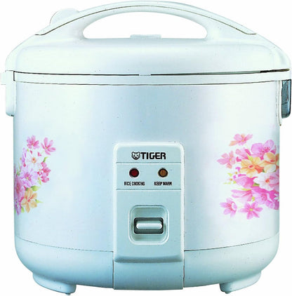 JNP-1800-FL 10-Cup (Uncooked) Rice Cooker and Warmer, Floral White1