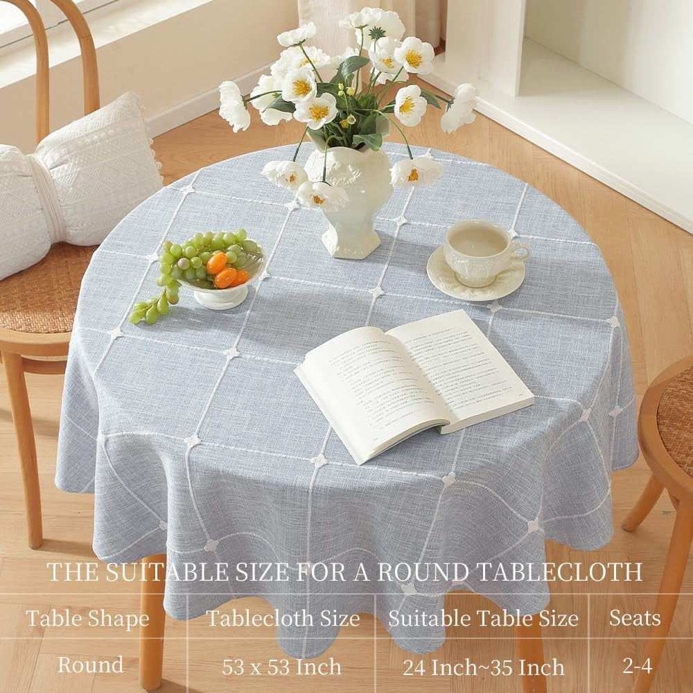 linen-blue-table-cloth-round-gingham-tablecloth-53-inch