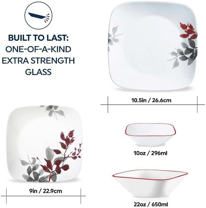 kyoto-leaves-16pc-service-for-4-dinnerware-set-8-plates-bowls-chip-break-resistant-dinner-and-ware-white