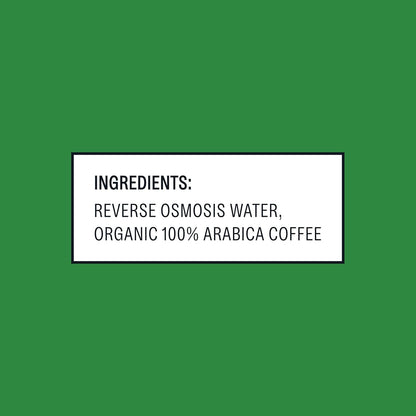 Cold Brew Coffee, Organic, Espresso Blend, Unsweetened - 48 Fl Oz | Ready to Drink Cold Brew, 273Mg Caffeine/12Oz Serving, 18-Hour Cold Brewed for Bold Flavor, 100% Arabica Coffee, 0G Sugar3