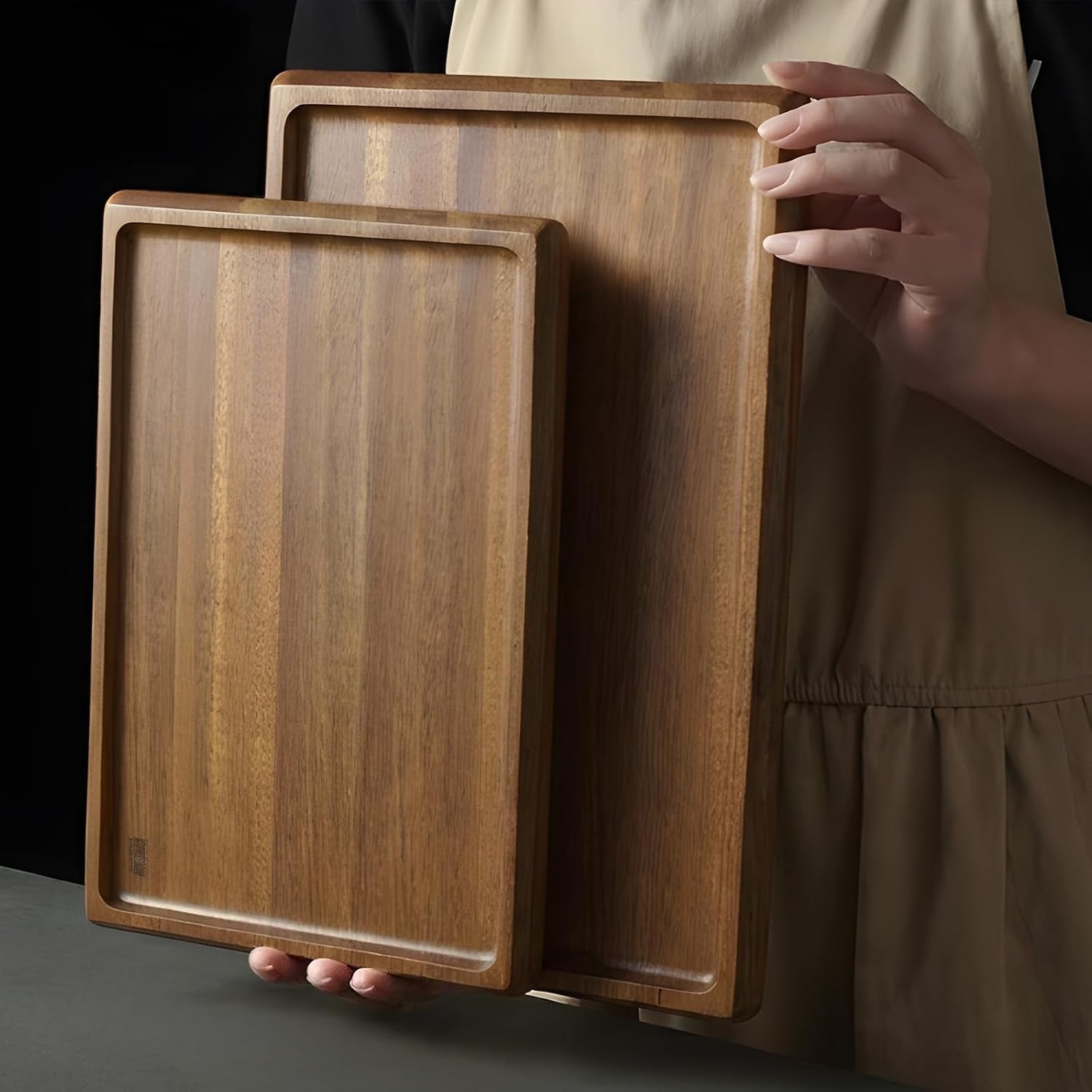 acacia-wood-serving-tray-16x10-charcuterie-board-non-slip-pads
