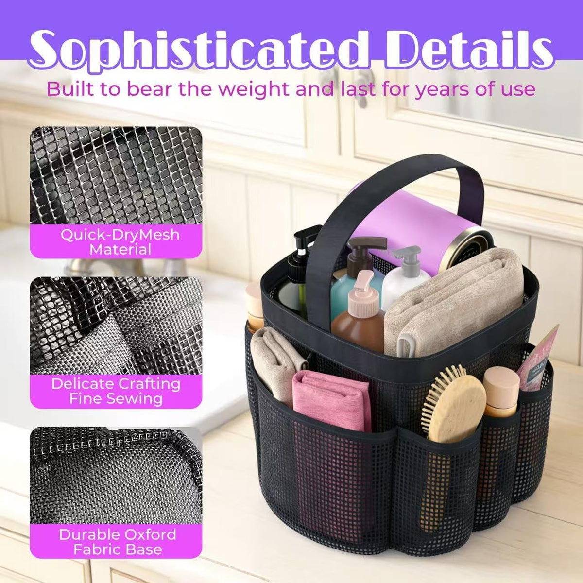 mesh-shower-caddy-portable-with-8-upgraded-deeper-pockets-hanging-caddy-dorm-basket-quick-dry-shower-bag
