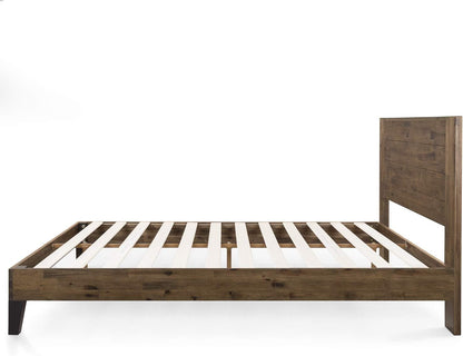 Tonja Wood Platform Bed Frame with Headboard, Mattress Foundation with Wood Slat Support, No Box Spring Needed, Easy Assembly, Queen9