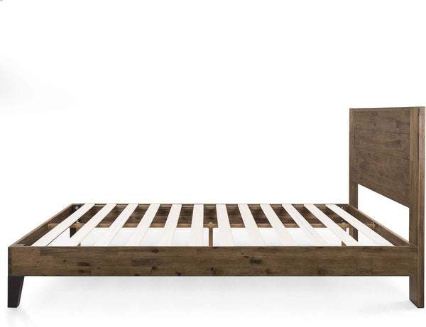 Tonja Wood Platform Bed Frame with Headboard, Mattress Foundation with Wood Slat Support, No Box Spring Needed, Easy Assembly, Queen9