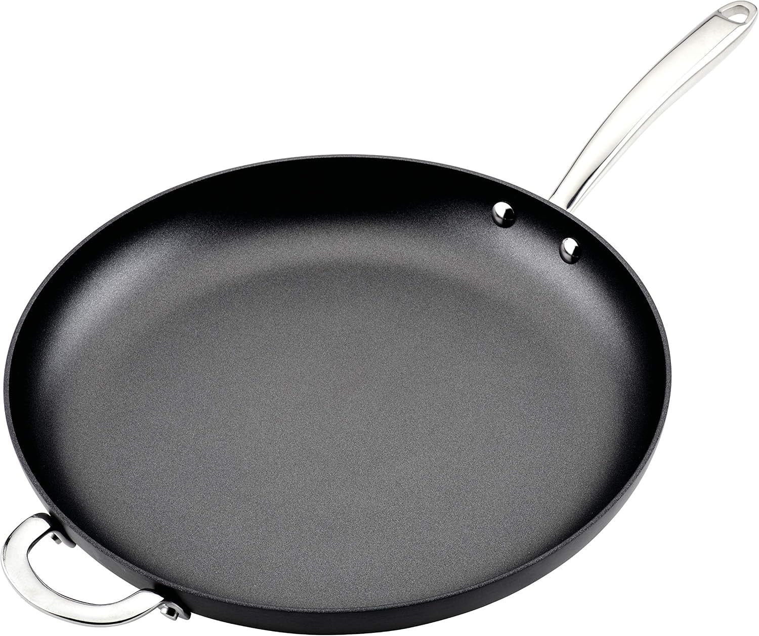 80089-professional-hard-anodized-nonstick-frying-fry-pan-skillet-with-helper-handle-14-inch-gray