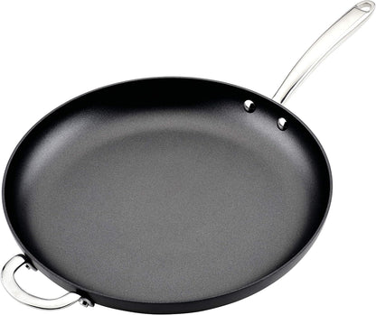 80089 Professional Hard Anodized Nonstick Frying/Fry Pan/Skillet with Helper Handle, 14 Inch - Gray8
