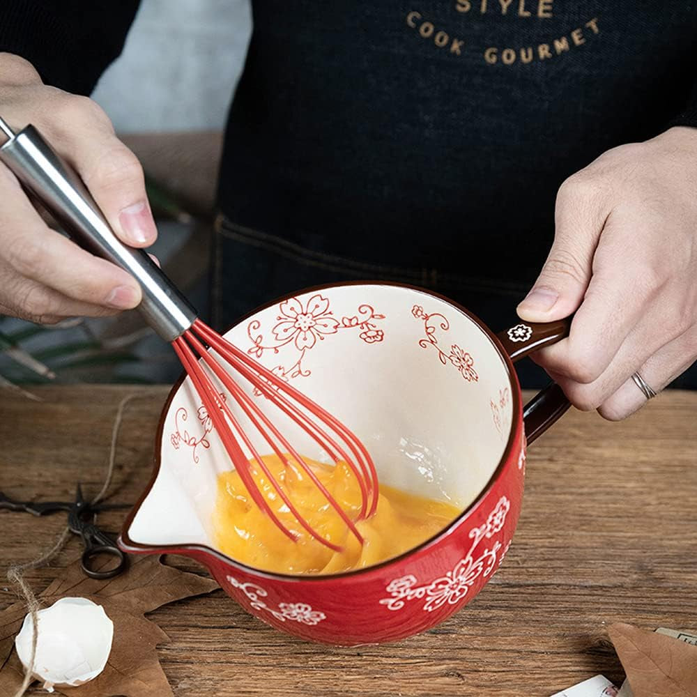 cherry-blossom-pattern-kitchen-ceramic-mixing-bowl-1-quart-large-bowl-with-pouring-spout-and-handle