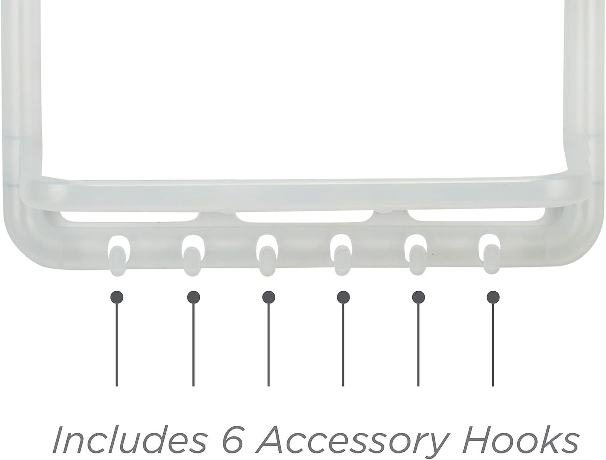 molded-shower-caddy-bathroom-storage-hangs-over-shower-head-6-accessory-hooks-holds-razors-washcloths-accessories-suction-cup-stability-white