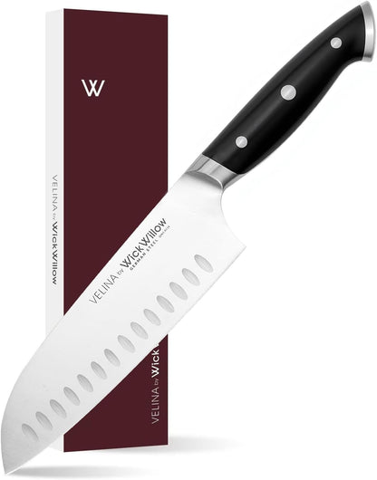 7” Santoku Knife – Sharp Forged German Steel Kitchen Knife1