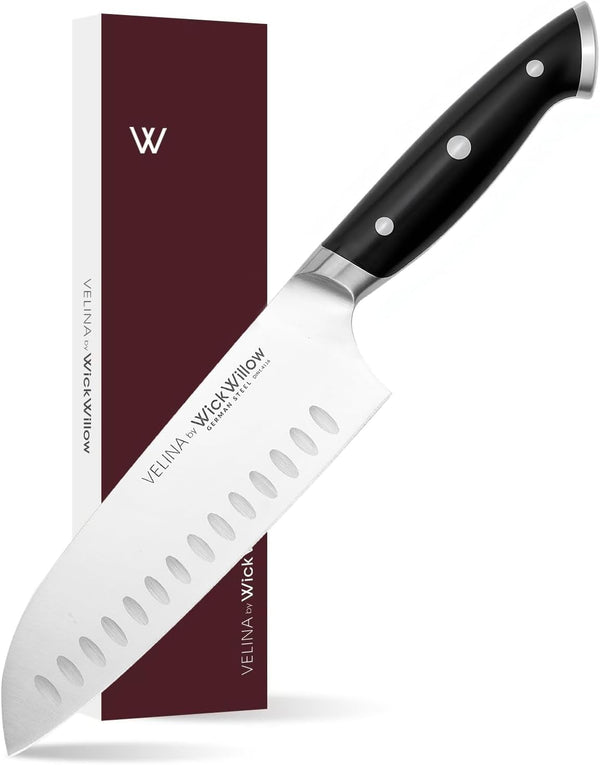 7” Santoku Knife – Sharp Forged German Steel Kitchen Knife1