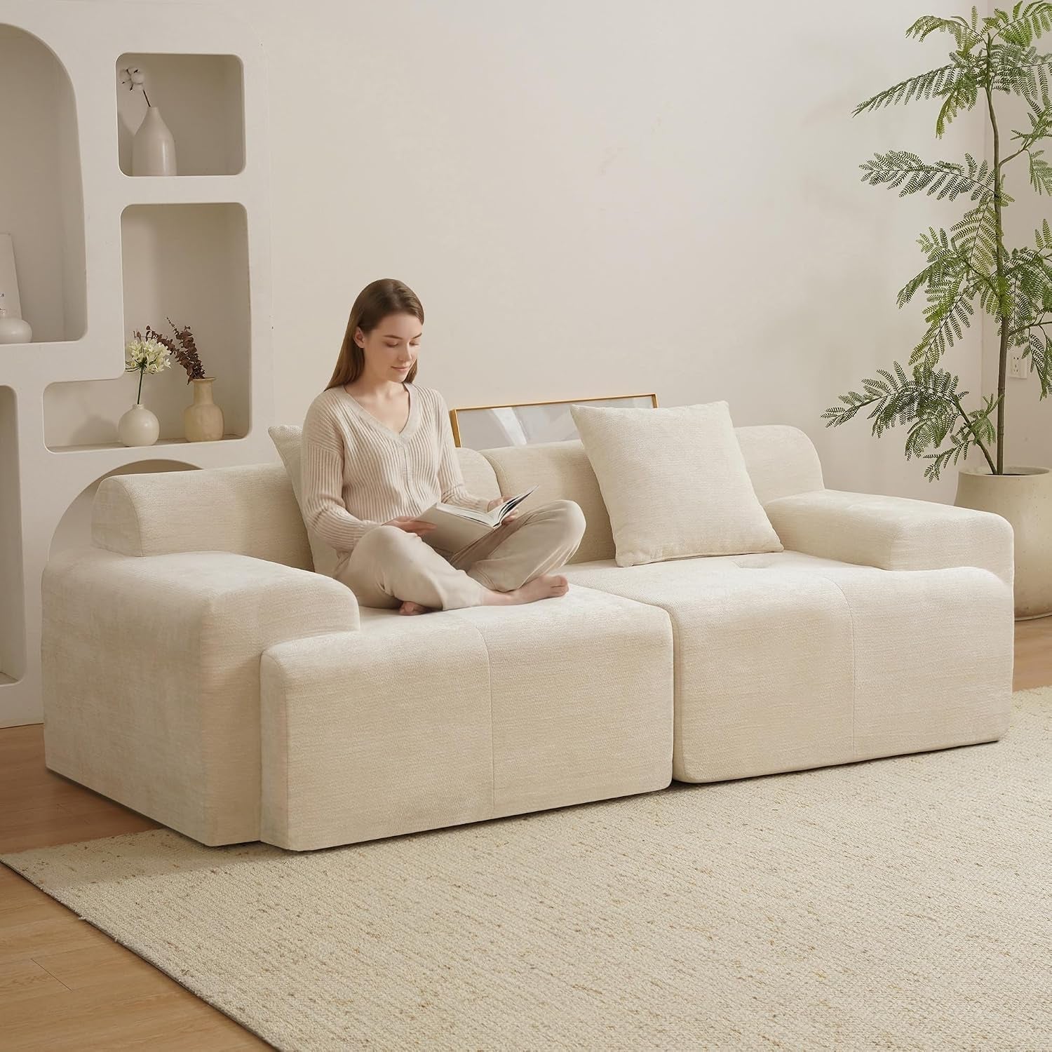 84-modular-loveseat-couch-30-deep-seat-boneless-sofa-beige