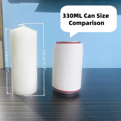 White Pillar Candle Set 2 Unscented White Candles Decoration 2.36" X 5.9"7