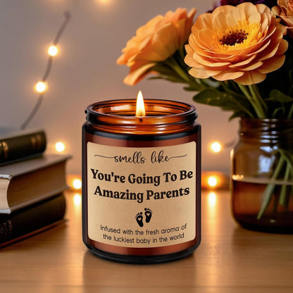 Candles, New Parents Gifts for Couples, Mom to Be, New Dad, First Time4