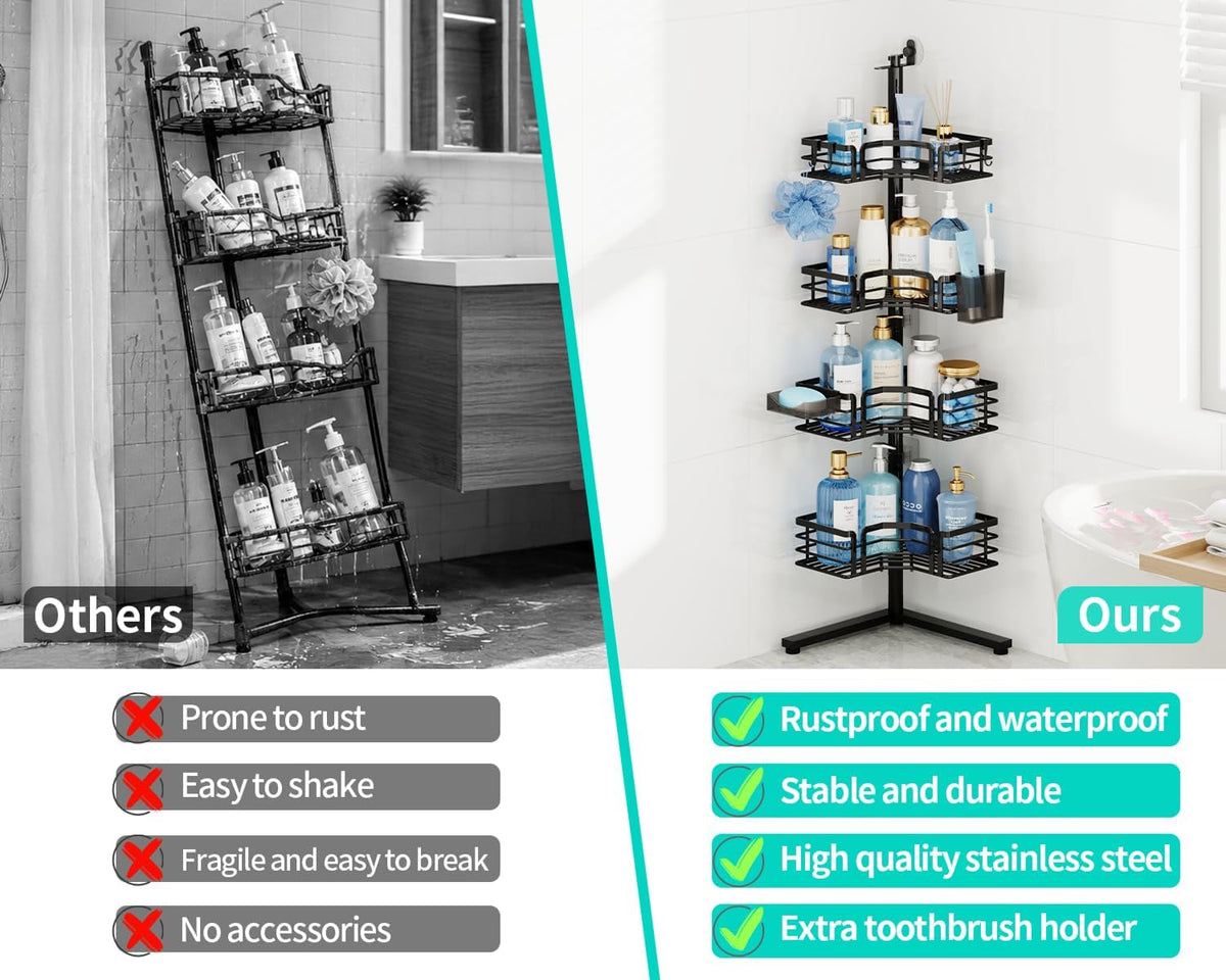 corner-shower-caddy-stand-4-tier-adjustable-shower-shelves-black
