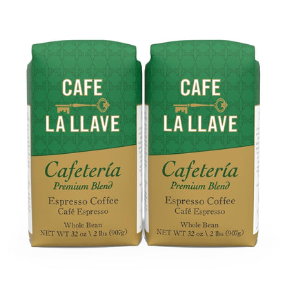 Café La Llave  Whole Bean Espresso Coffee, Dark Roast, 32 OZ | Ideal for Espresso Machine, French Press & Drip Coffee Maker, Whole Bean for Fresh Grinding, Grind to Your Preferred Brew1