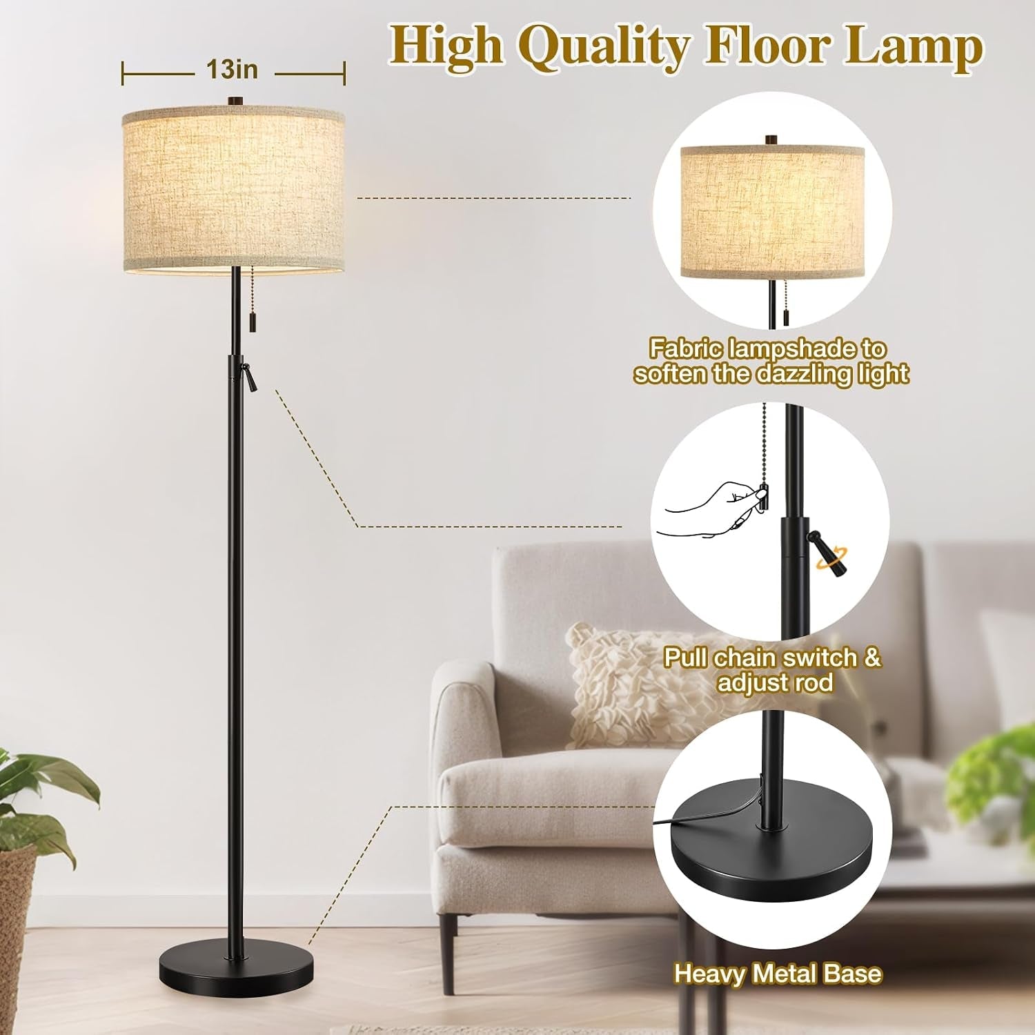 black-floor-lamp-height-adjustable-standing-lamp-tall-lamp-with-fabric-lampshade-pull-chain-corner-floor-lamps-for-living-room-bedroom-office-bulbs-not-includedblack-base