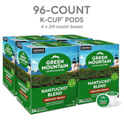 Green Mountain Coffee Nantucket Blend Keurig Single-Serve K-Cup Pods, Medium Roast Coffee, 96 Count3