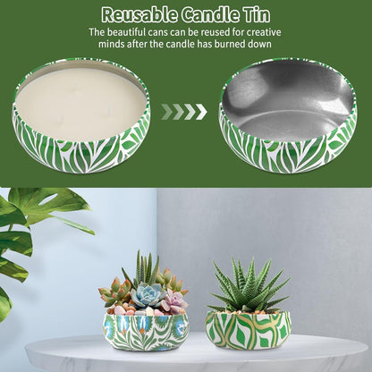 Citronella Candles Outdoor, Large 36Oz Citronella Candles, 240 Hours Burning, 3-Wick Natural Soy Wax Summer Outdoor Candles for outside Indoor Patio Home Garden Yard Balcony Camping Porch BBQ8