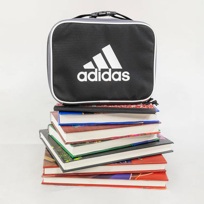 Adidas Foundation Insulated Lunch Bag, Black/White, One Size7