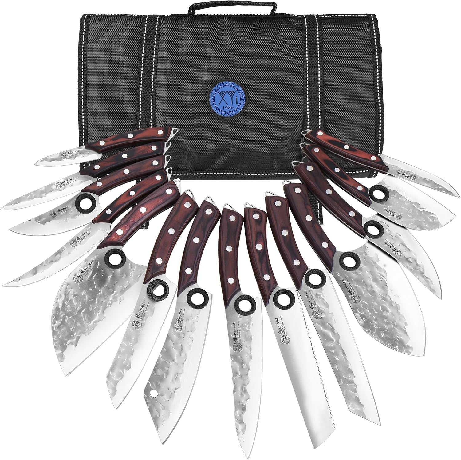 14c3n-nitrogen-reinforced-high-carbon-steel-kitchen-knife-set-hand-forged-anti-stick-blade-ultra-sharp-multipurpose-chef-cleaver-knives-pakkawood-handle-gift-box-14c3n-high-carbon-steel-material-ergonomic-pakkawood-handle-full-tang-natural-acacia-wood-cutting-board-included