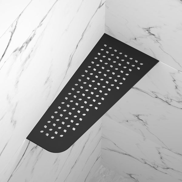 Corner Shower Shelf 12", 304 Stainless Steel Quadrilateral Shelf6