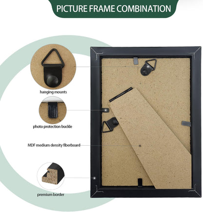Set of 36 Picture Frame Bulk 4X6 Photo Picture Frames Gallery Wall Photo Frames Simple Black Picture Frames for Wall or Tabletop Display Photos, Paintings, Artwork4