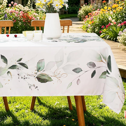 Eucalyptus Floral Tablecloth 52X70 Inch Rectangular1