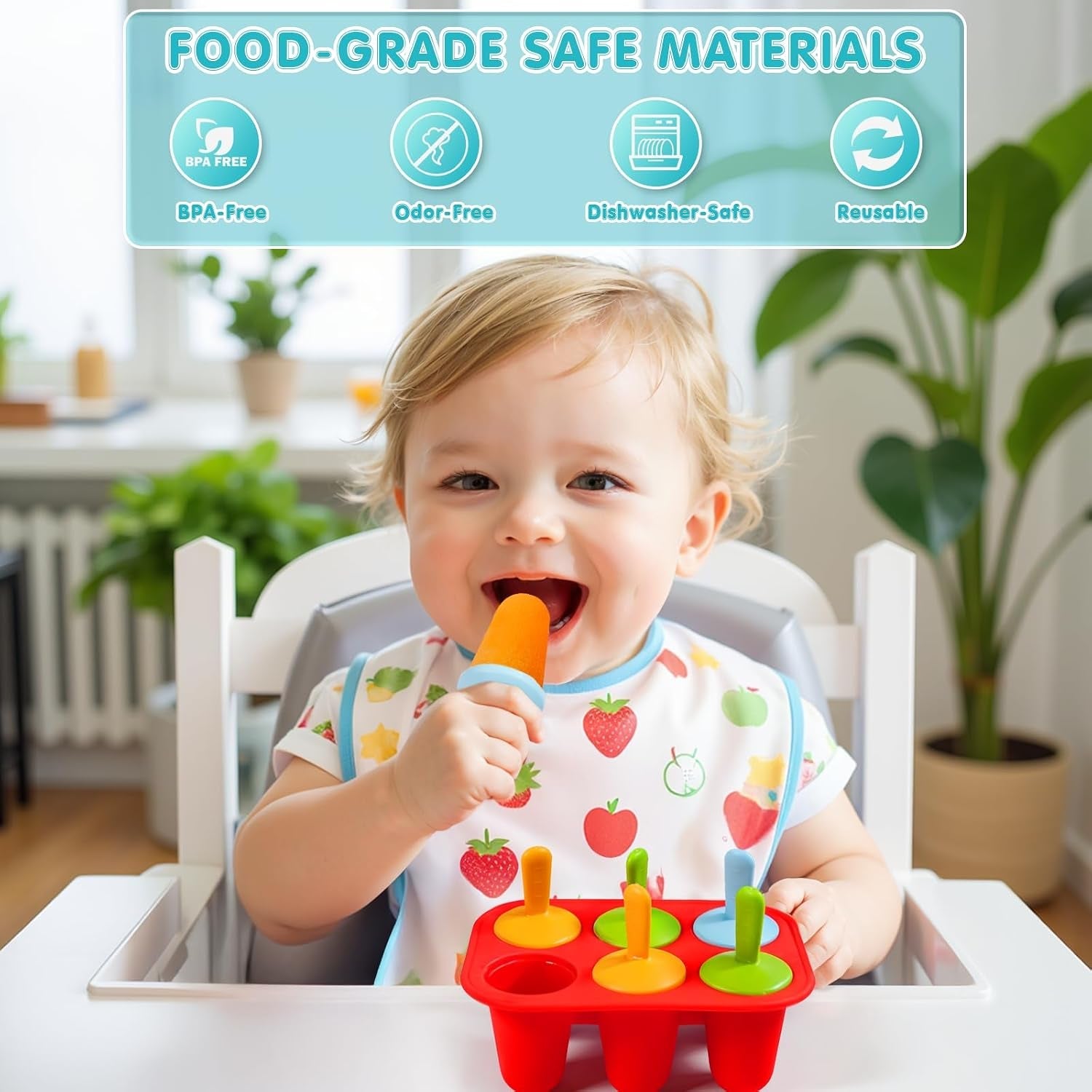 silicone-popsicle-molds-for-toddlers-6-cavity-mini-popsicle-molds-bpa-free-with-6-colorful-reusable-sticks-for-breast-milk-fruit-puree-yogurt-juice-and-homemade-frozen-treats-red