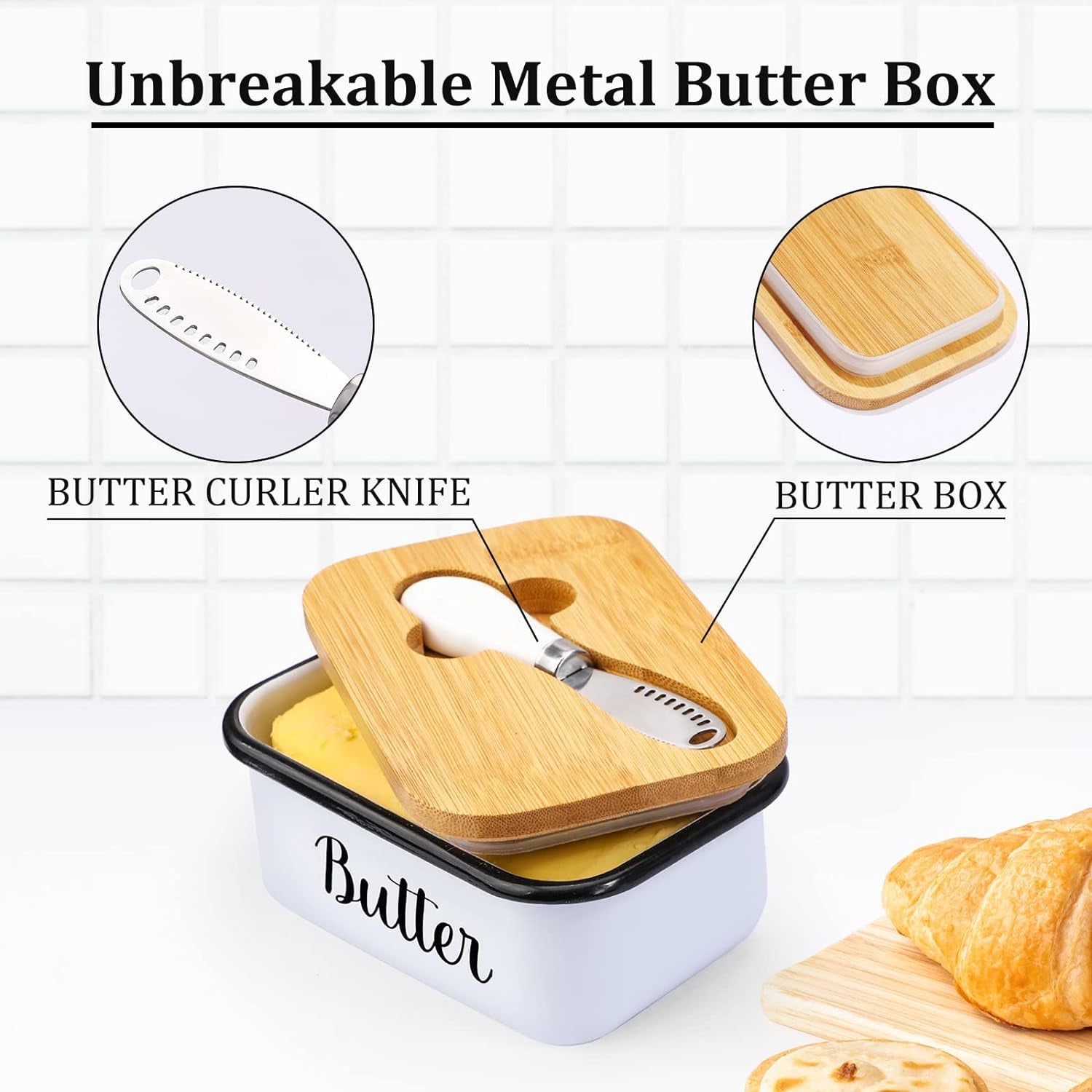 butter-dish-with-lid-and-butter-curler-knife-unbreakable-stainless-steel-keeper-container-with-double-silicone-sealing-for-kitchen-farmhouse-decor